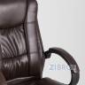 Компьютерное кресло TopChairs Atlant офисное коричневое обивка экокожа, механизм качания Top Gun коричневый в Москве и РФ