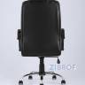 Компьютерное кресло TopChairs Atlant офисное черное обивка экокожа, механизм качания Top Gun пятилучье в Москве и РФ