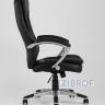 Компьютерное кресло TopChairs Control офисное черное обивка экокожа, механизм качания Top Gun в Москве и РФ