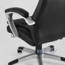 Компьютерное кресло TopChairs Control офисное черное обивка экокожа, механизм качания Top Gun в Москве и РФ