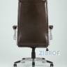 Компьютерное кресло TopChairs Force офисное коричневое в обивке из экокожи и сетки, механизм качания Top Gun в Москве и РФ
