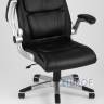 Компьютерное кресло TopChairs Force офисное черное, обивка из экокожи в Москве и РФ