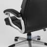TopChairs Power офисное черное, обивка из экокожи, механизм регулировки Top Gun в Москве и РФ