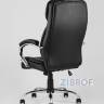 TopChairs President офисное черное в обивке из экокожи, механизм качания и регулировки Top Gun в Москве и РФ