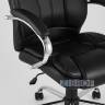 TopChairs President офисное черное в обивке из экокожи, механизм качания и регулировки Top Gun в Москве и РФ