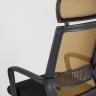 Компьютерное кресло TopChairs Style офисное оранжевое в обивке с сеткой, регулировка по высоте и механизм качания To в Москве и РФ