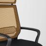 Компьютерное кресло TopChairs Style офисное оранжевое в обивке с сеткой, регулировка по высоте и механизм качания To в Москве и РФ