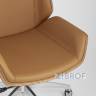 Кресло офисное TopChairs Crown коричневое в Москве и РФ