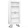 Витрина Garda Decor белая с хром GD-VI003 в Москве и РФ