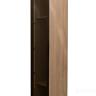 GD-10024/1-3 Шкаф Alto пенал c вешалкой,цвет дуб Урбан Кофеный, дверцы стекло(тонир) 50*57*228.5см в Москве и РФ