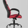 Игровое кресло компьютерное TopChairs Racer Midi черно-красное геймерское в Москве и РФ