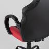 Игровое кресло компьютерное TopChairs Racer Midi черно-красное геймерское в Москве и РФ