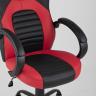 Игровое кресло компьютерное TopChairs Racer Midi черно-красное геймерское в Москве и РФ