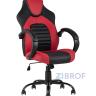 Игровое кресло компьютерное TopChairs Racer Midi черно-красное геймерское в Москве и РФ