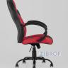 Игровое кресло компьютерное TopChairs Racer Midi черно-красное геймерское в Москве и РФ