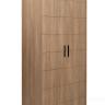 GD-10012/2-3 Шкаф Alto двух c выдв ящик,цвет дуб Урбан Кофейный,фасад глухой 100*57*228.5см в Москве и РФ