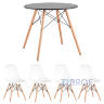 Eames D80 черный, 4 стула Eames DSW белые в Москве и РФ