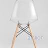 Eames D80 стол стеклянный, четыре стула прозрачные в Москве и РФ