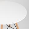 Стол Eames DSW детский белый, ножки массив бука в Москве и РФ