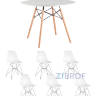 Eames диаметр 100 см, 6 стульев Eames DSR в Москве и РФ