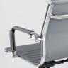 Компьютерное кресло TopChairs City S офисное серое, обивка экокожа, механизм качания и регулировки по высоте в Москве и РФ
